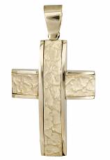 Χρυσός ανδρικός σταυρός Κ14 007699