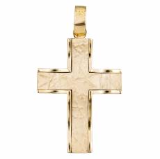 Ανδρικός χρυσός σταυρός Κ14 012841