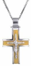 Συρματερός σταυρός K14 με αλυσίδα C020947