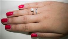Ασημένιο δαχτυλίδι με μαργαριτάρι 925 022918