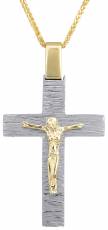 Βαπτιστικός σταυρός με αλυσίδα Κ14 C023250