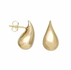 Χρυσά γυναικεία σκουλαρίκια Κ9 σταγόνα 048181