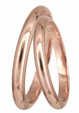 Ροζ gold βέρα γάμου Κ14 BRS02.5R