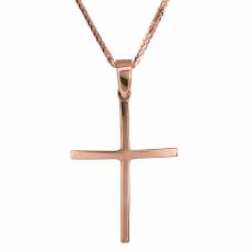 Ροζ gold σταυρός C019065