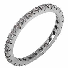 Λευκόχρυσο δαχτυλίδι 14Κ με ζιργκόν 002096