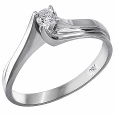 Μονόπετρο δαχτυλίδι Κ18 με διαμάντι 014138