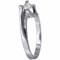 Μονόπετρο δαχτυλίδι με μπριγιάν Κ18 028056