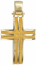 Χρυσός αντρικός σταυρός Κ18 047265