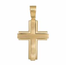 Ανδρικός χρυσός σταυρός 017500