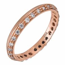 Γυναικείο δαχτυλίδι ροζ gold 14Κ 020778
