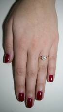 Ροζ χρυσό δαχτυλίδι με Μαργαριτάρι Κ14 020931