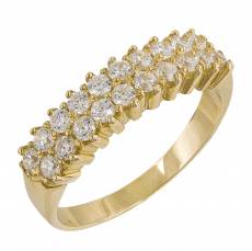 Χρυσό δαχτυλίδι σειρέ Κ14 020952