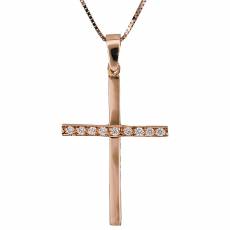 Γυναικείος σταυρός Κ18 C021705
