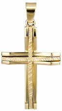Χρυσός ανδρικός σταυρός Κ14 022875