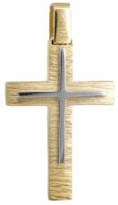 Αντρικός κλασικός σταυρός Κ18 023583