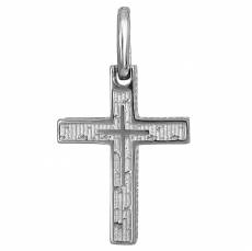 Λευκόχρυσος βαπτιστικός σταυρός Κ14 024268