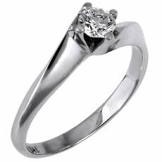 Μονόπετρο δαχτυλίδι με μπριγιάν Κ18 024339