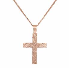 Γυναικείος σταυρός με αλυσίδα 14Κ C024425