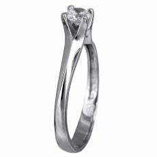 Γυναικείο δαχτυλίδι λευκόχρυσο 14Κ με ζιργκόν 024469
