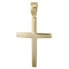 Αντρικός χρυσός σταυρός Κ14 025088
