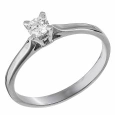 Γυναικείο μονόπετρο δαχτυλίδι με διαμάντι Κ18 039568