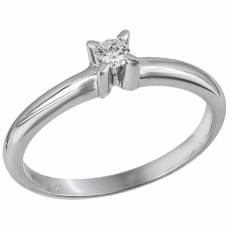Μονόπετρο δαχτυλίδι με διαμάντι Κ18 028375