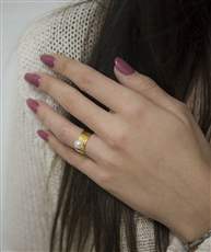 Επίχρυσο δαχτυλίδι 925 με μαργαριτάρι 028719