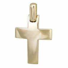 Χρυσός σταυρός Κ14 ανδρικός 030357