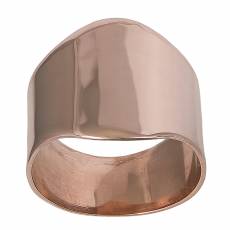 Ροζ Επίχρυσο δαχτυλίδι 925 030663