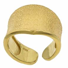 Επίχρυσο σεβαλιέ δαχτυλίδι 925 ζαγρέ 031151