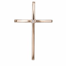 Βαπτιστικός σταυρός για κορίτσι Κ18 με μπριγιάν 032584