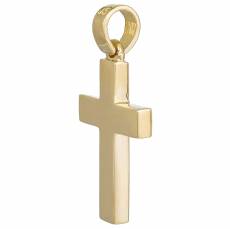 Βαπτιστικός σταυρός για αγόρι Κ14 χρυσός με αλυσίδα 032735C