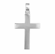 Λευκόχρυσος σταυρός βάπτισης Κ18 033091