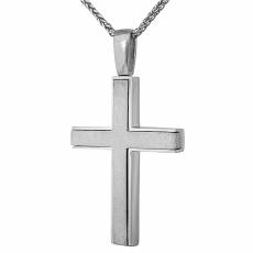 Βαπτιστικός σταυρός με αλυσίδα Κ14 για αγοράκι 034794C