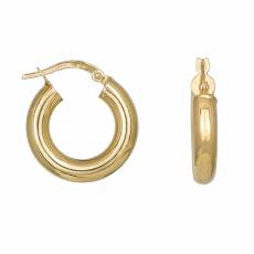 Χρυσά σκουλαρίκια κρίκοι Κ14 035890