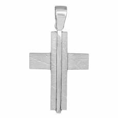 Λευκόχρυσος σταυρός για αγόρι 14Κ 036669