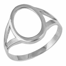 Γυναικείο δαχτυλίδι από λευκόχρυσο 14 καρατίων 036952