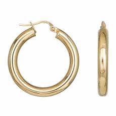 Γυναικεία χρυσά σκουλαρίκια Κ9 κρίκοι 037280