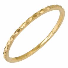 Χρυσό δαχτυλίδι βεράκι Κ14 ανάγλυφο 037692