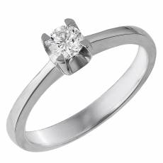 Γυναικείο μονόπετρο δαχτυλίδι με διαμάντι Κ18 039148