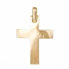 Χρυσός λουστρέ σταυρός Κ14 045758