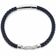 U.S. POLO Men's blue leather bracelet JW9215BR