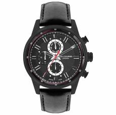 Ανδρικό ρολόι Lee Cooper Black Leather Strap LC07855.651