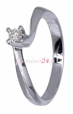 Γυναικείο δαχτυλίδι Κ18 με διαμάντι 018747