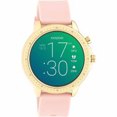 Smartwatch OOZOO Gold Pink Rubber Strap Q00318