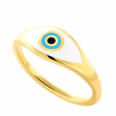 Επίχρυσο γυναικείο δαχτυλίδι Eye SR021