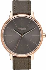 Ρολόι γυναικείο Nixon Kensington Brown Leather Strap A108-2214-00