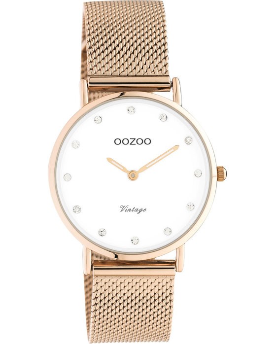 OOZOO Vintage Crystals Rose Gold Metallic Bracelet C20243 C20243