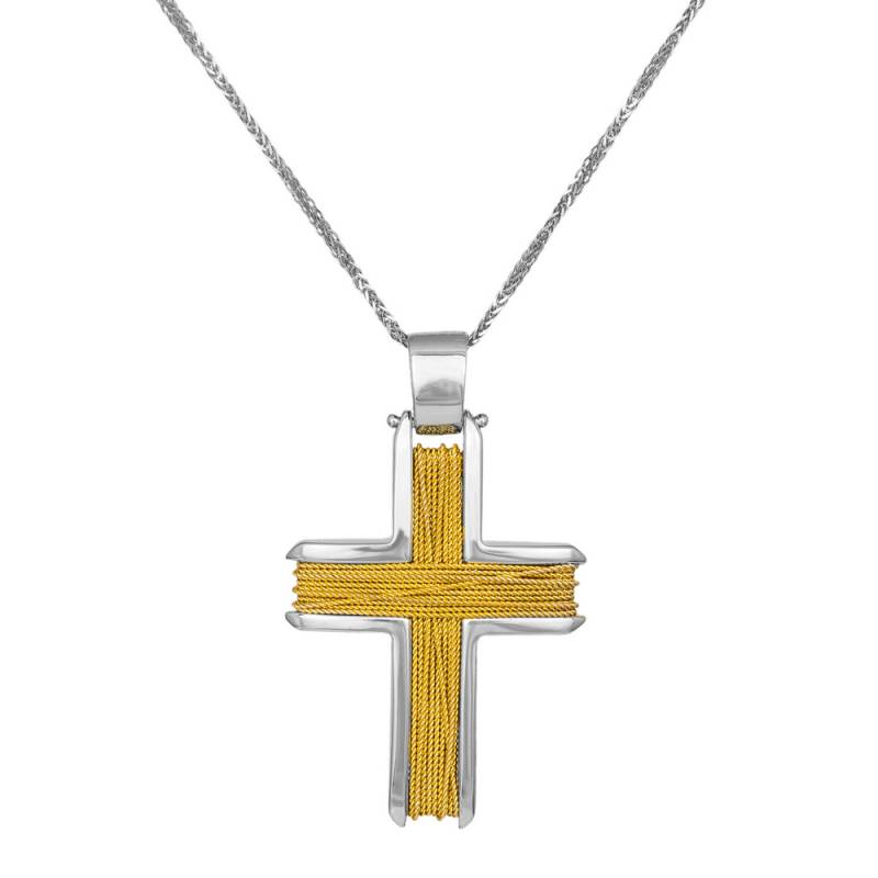Βαπτιστικοί Σταυροί με Αλυσίδα Βαπτιστικός σταυρός με αλυσίδα C000050 000050C Ανδρικό Χρυσός 14 Καράτια