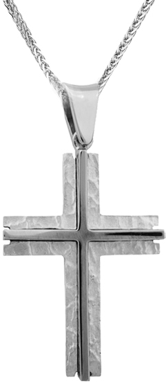 Βαπτιστικοί Σταυροί με Αλυσίδα Ανδρικός σταυρός με αλυσίδα C012797 012797C Ανδρικό Χρυσός 14 Καράτια